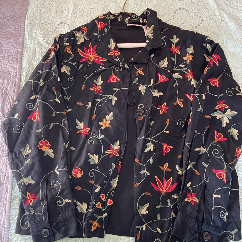 Embroidered top